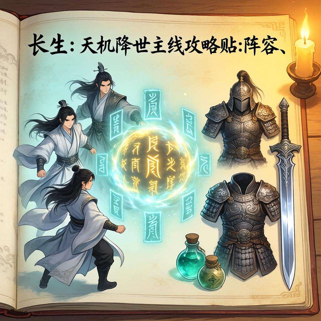 长生：天机降世主线攻略贴:阵容、技能、装备