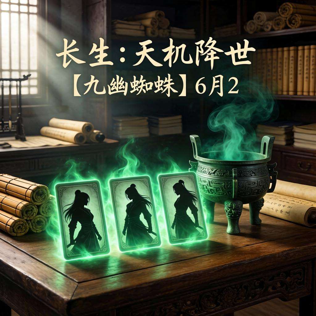 长生：天机降世【九幽蜘蛛】6月27日（悠长+葬花+木灵气）