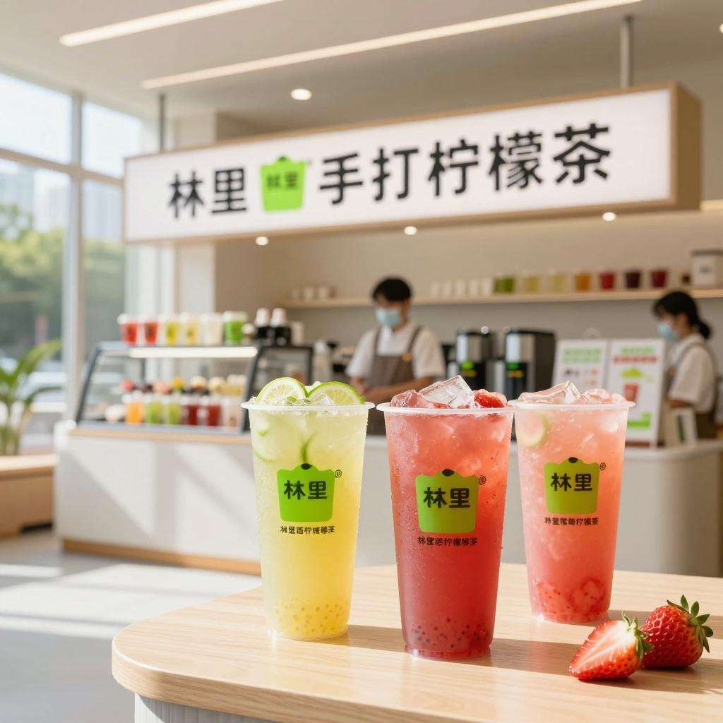 心动小镇新食谱林里手打柠檬茶和林里草莓柠檬茶