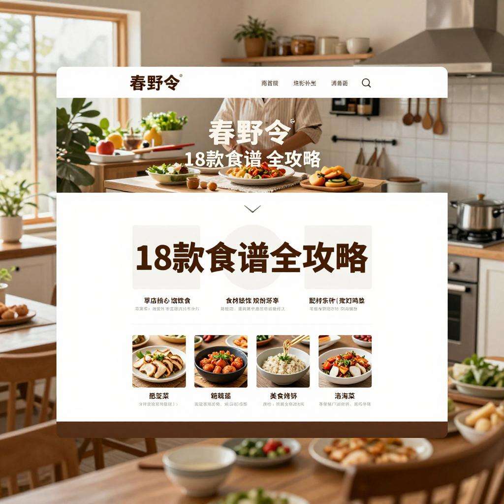 心动小镇【心动小镇】春野令 18款食谱 全攻略