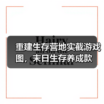 重建生存营地实截游戏图，末日生存养成款（图3）