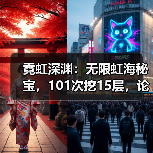 霓虹深渊：无限虹海秘宝，101次挖15层，论坛大佬是真有货（图4）