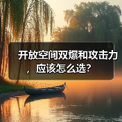 开放空间双爆和攻击力，应该怎么选？（图2）