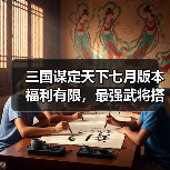 三国谋定天下七月版本福利有限，最强武将搭配攻略速看