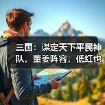 三国：谋定天下平民神队，董姜阵容，低红也能稳吃武勋！