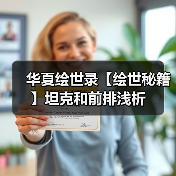 华夏绘世录【绘世秘籍】坦克和前排浅析(图1) 华夏绘世录【绘世秘籍】坦克和前排浅析(图1)