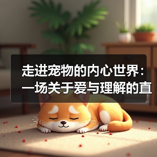 走进宠物的内心世界:一场关于爱与理解的直播对话(图2) 走进宠物的内心世界:一场关于爱与理解的直播对话(图2)