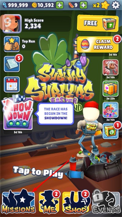 地铁跑酷手表版apk安装包(Subway Surf)
