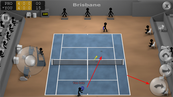火柴人网球游戏(Stickman Tennis)